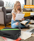 Fireproof Document Safe Box With 5200 Degree Fahrenheit Heat Insulation, Water Resistant Portable Organizer for home storage
