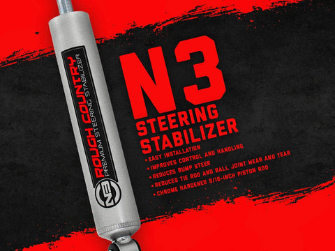 N3 Steering Stabilizer For 1980 1998 Ford Bronco F150 F250 Bolt On Upgrade To Improve Handling Reduce Bump Steer And Vibration
