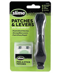 Bike Tire Patch Kit With Peel And Stick Patches And Extra Tough Tire Levers, Built In Sealant Inner Tubes package front view