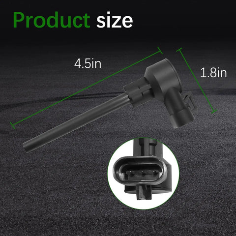 Coolant Level Sensor For Heavy Duty Trucks Plug And Play Fit 2008 2019 Peterbilt 348 365 382 384 385 386 388 389 Models, 4.5in x 1.8in