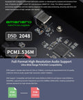 USB Digital Interface for HiFi Audio Setups With DSD 2048 and PCM 1.536M featuring circuit board close-up