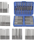 50 Piece Screwdriver Bit Set With Case And Extra Long Magnetic Driver Kit For Drill And Screwdriver Pro Grade Heavy Duty