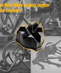 Front Wheel Riser Block For Indoor Bike Trainers With Three Height Levels Non Slip Stabilizer in front of bike trainers
