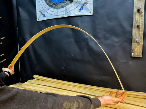 Flattened Bamboo For Bow Making And Woodworking Build Bows And Bendable Projects With A Back Of Bow Layer Or Core Lamination