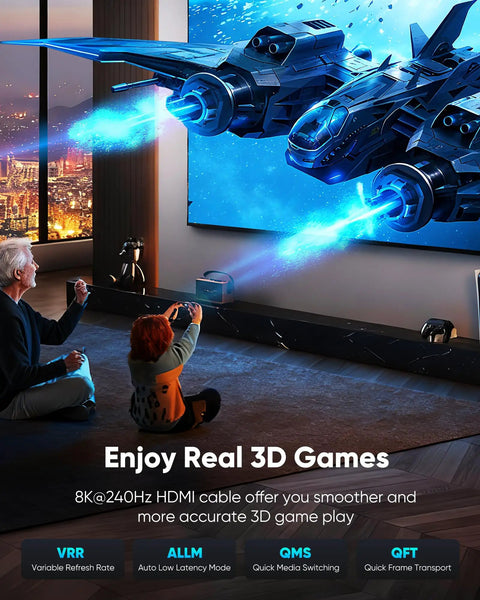 65 Ft Heavy Hitter Fiber Optic Hdmi Cable Boasts Rock Solid Ninety Six Gbps Throughput For Tight Console Gaming And Smooth Tv Linkups Delivering Dead Sharp Eight K Ten K And Sixteen K Visuals Plus A Flexible Build That Handles Any Living Room Layout.