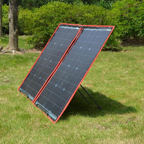 Solar Panel Tilt Mount Stand For Foldable Panels, Lightweight Stainless Steel Bracket With Adjustable Angles outdoors setup