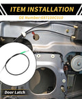 Installation of Door Latch Release Cable For Toyota Tundra 2000 Through 2006 Inside Door Handle Latch Cable OE 697100C010