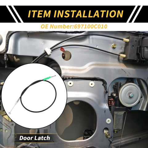 Installation of Door Latch Release Cable For Toyota Tundra 2000 Through 2006 Inside Door Handle Latch Cable OE 697100C010