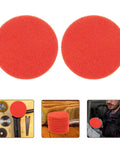 Get Ready With These Sweet 10 Pack Orange Nylon Hook And Loop Sanding Discs At A Rip Roaring 2000 Grit For Fast Polishing Smooth Wood Surfacing On Electric Grinders And Quick Tool Changes, two orange sanding pads