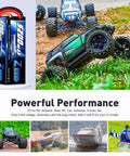 Beefy 3S 5200mAh 11.1V 80C LiPo Battery With EC5 Connector Hard Case For RC vehicles with images of cars, trucks, planes, boats, helicopters.