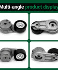 Multi-angle view of Dodge Ram Belt Tensioner With Belt And Idler Pulley Kit Fits 2009 2010 2011 2012 2014 2016 2018 V8 5.7L And 6.4L