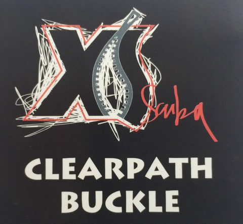Clear Path Buckle For Dive Gear, Built Tough With Glass Filled Nylon Construction, 2 Inch Webbing Compatible logo