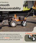 SuperHandy Electric Trailer Dolly 3600 Lb Capacity Motorized Mover with 2 Inch Ball Hitch, showcasing 13" tires and lever controls.