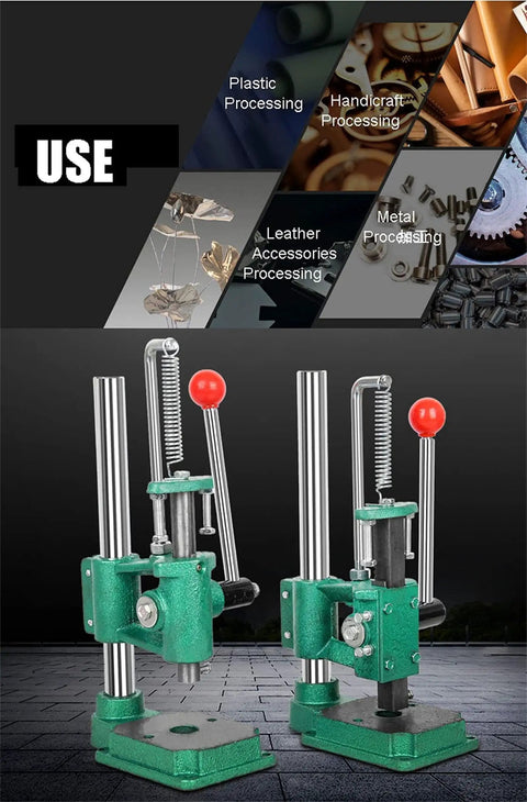 Heavy Duty Hand Arbor Press Tool Straight Up Shop Essential For Crimping And Forming Wood Aluminum Or Plastic With Solid Square Base And Killer 160 Kilogram Force