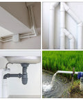 Various installations using Clear PVC Dust Collection Pipe 1.7 Inch By 2 Inch 12 Inch Length Rigid Plastic Tubing For Dust Collection Systems 43mm Inner Diameter 50mm Outer Diameter Corrosion Resistant Easy To Install.
