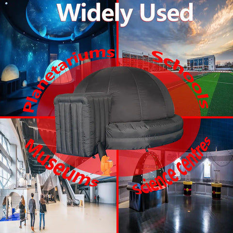 Portable Inflatable Planetarium Projection Dome Theater With Air Blower And PVC Floor Mat for education and community use.