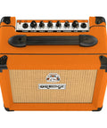 Orange Crush PiX CR12L 12W 6-Inch Guitar Amp And Speaker Combo with 3-Band EQ and Overdrive, top view with dials.