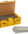 Finish Nails For 20 Degree Finish Nailer 1-1/4 Inch 16 Gauge Galvanized 2000 Pack box opened showing nails