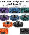 All In One 45 Piece 2 Inch Diamond Sanding Discs Set for Drill or Die Grinder with Rust Remover Kit in multiple colors