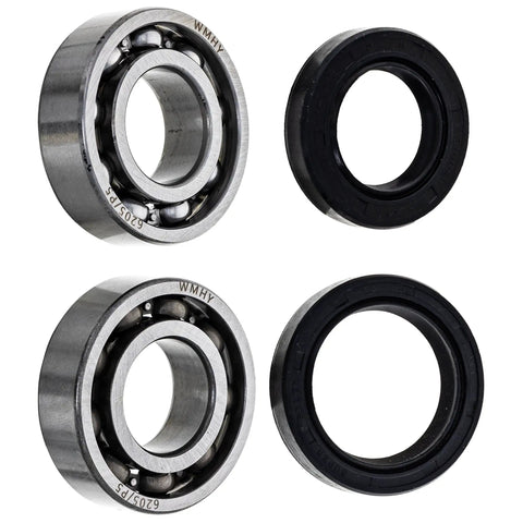Crankshaft Bearing Rebuild Kit For Yamaha PW80 BW80 Y Zinger showing open-faced bearings and seals.