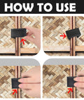 How to use Durable Patio Furniture Clips To Keep Your Outdoor Sofa Locked Tight Without A Sweat using heavy duty plastic clamps.