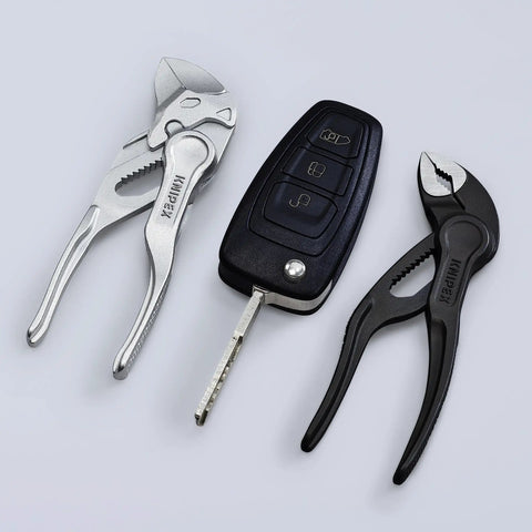 Mini Pliers Set XS In Belt Pouch Everyday Carry Tools With Cobra Gripping Power And Pliers Wrench Precision 2 Piece Kit key size