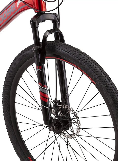 Flatrock DX Mountain Bike With 29 Inch Wheels 21 Speed Drivetrain Aluminum Frame Front Suspension Twist Shifters And Mechanical Disc Brakes built tough