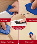 Use of All In One DIY Friendly Caulking And Sealing Kit With Smooth Silicone Caulking Gun on various tile angles and grouting