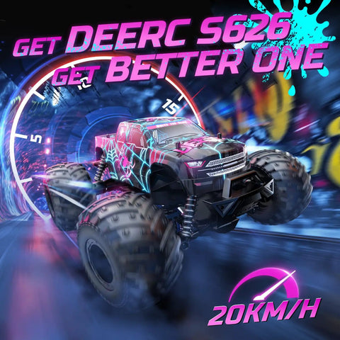 One Sixteenth Scale Glowing Spider Remote Control Car With LED Lights All Terrain Off Road Monster Truck For Boys