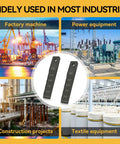 Two-In-One Pipe Spacer Wedge With Stepped Gauge For Welding, Small 3/4 X 4 In Pry And Measure Tool, Anti-Slip Safety Holes, Quick Gap Alignment, Precise Fit, Durable Steel Wedge For Pipe Spacing And Fittings used in factory, power, construction, textile