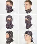 Flame Resistant Balaclava Face Mask For Welding Gear That Lasts Lightweight 5.5oz Cotton Arc Rated Helmet Liner Paisley Print