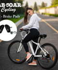 Beefed Up C Brake Pads For Road Bike BMX City Bicycle Replacement Shoes 48mm Pair With High Friction Silent Braking And Rim Protection