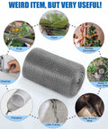 Flexible Stainless Steel Wool Roll For Gap Blocking 5 Inch By 30 Foot with multiple uses illustrated around it