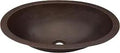 Copper Bathroom Sink Antique Hand Hammered Oval With Classic Old School Vibe Drop In Or Undermount Install 18 Gauge Recycled Copper