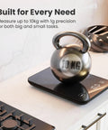 Smart Food Scale With Nutritional Calculator Waterproof LED Display Digital Kitchen Scale for Weight Loss Cooking 10kg weight