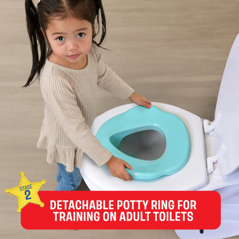 Skip The Fuss And Stress With This Convertible Toddler Potty Step Seat, Loaded With Playful Sound Effects And Sticker Charts, Flawless Floor To Toilet Converter, Parents And Littles Will Dig This Setup