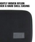 Built Tough Hard Shell Case For 7 Inch Mini Laptops And Compact Umcp Devices Featuring tightly woven nylon over hard shell casing.