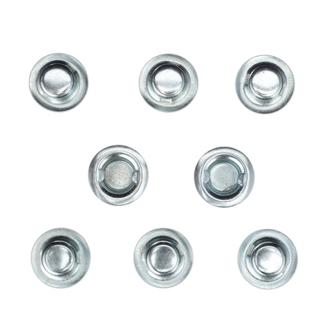 Five Eighth Inch Roller Shaft Pal Nuts Made From Zinc Plated Steel Set Of Eight For Boat Trailer Roller Shafts Keeps Shafts Locked In Tight During Loading And Unloading