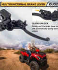 Universal Right Hydraulic Brake Lever Master Cylinder for 50cc-250cc scooters, ATVs, dirt bikes, quads on 7/8 inch handlebar