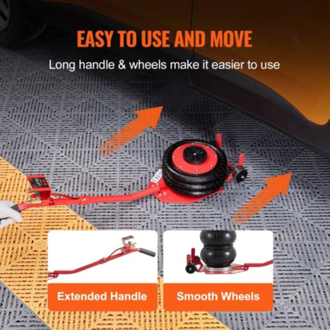 Huge 1550W Magnetic Drill Press With Two Inch Boring Diameter And Five Thousand Pound Holding Power showcased with extended handle and wheels.