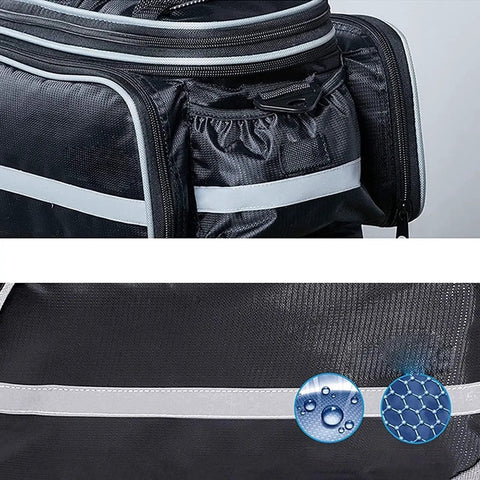 Waterproof Nurse Tote Bag And Travel First Aid Kit Rugged Multifunction Medical Organizer close-up showing material texture