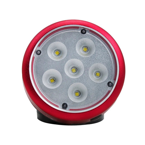 Rotating Magnetic Work Light With Six SMD LEDs 375 Lumens Adjustable Head Heavy Duty Magnetic Base front view