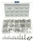 370 Piece Metric 304 Stainless Steel Phillips Flat Head Self Tapping Screws Assortment Kit With M2.2 M2.6 M2.9 M3.5 M4.2 Sizes