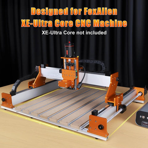 T-Slot Hybrid Spoilboard Work Table With Aluminum Profile Base Frame Upgrade Kit For XE-Ultra Core CNC Router Heavy Duty