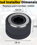 Wheel Stud Installer Tool For Most Cars And Light Duty Trucks Lug Stud Replacement Gear Tire Stud Tool with size dimensions 1.6x0.6x0.8 in