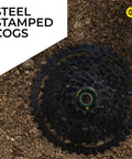 8 Speed Mountain Bike Cassette 11 42T For Standard HG Hubs 9 10 11 Speed Lightweight MTB Cogs Wide Gear Range Durable Steel