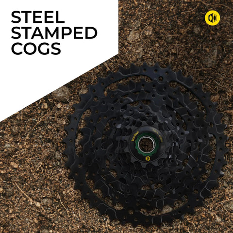 8 Speed Mountain Bike Cassette 11 42T For Standard HG Hubs 9 10 11 Speed Lightweight MTB Cogs Wide Gear Range Durable Steel