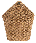 Bankuan Braided Oval Toilet Paper Basket With Wood Bar No Brainer Access And Storage Decorative Wicker Toilet Roll Holder