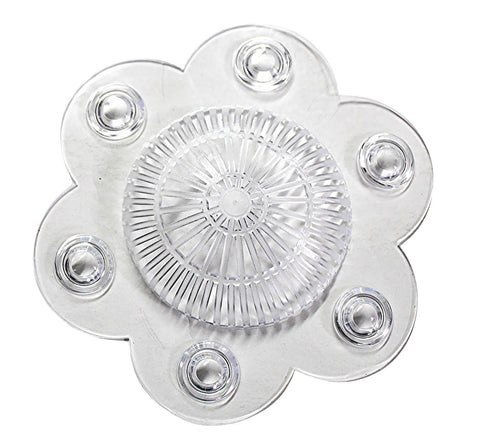 Kick Daily Drain Headaches To The Curb With This 2 Pack Hair Catcher Drain Cover equipped with six super grippy suction cups.