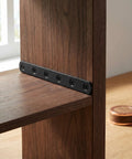 Heavy Duty Stainless Steel Brace Brackets Set Four Pieces Flat Straight Joining Plates With Screws 10 Inch Reinforcement on shelf